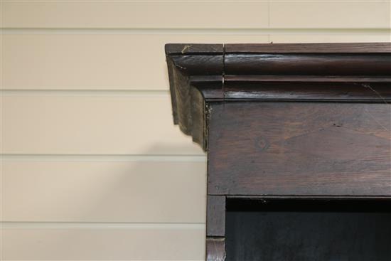 A George III oak dresser W.161cm